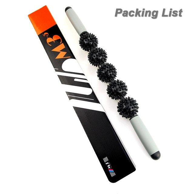 Muscle Roller Stick Massage Spiky Ball Back Pain Relief