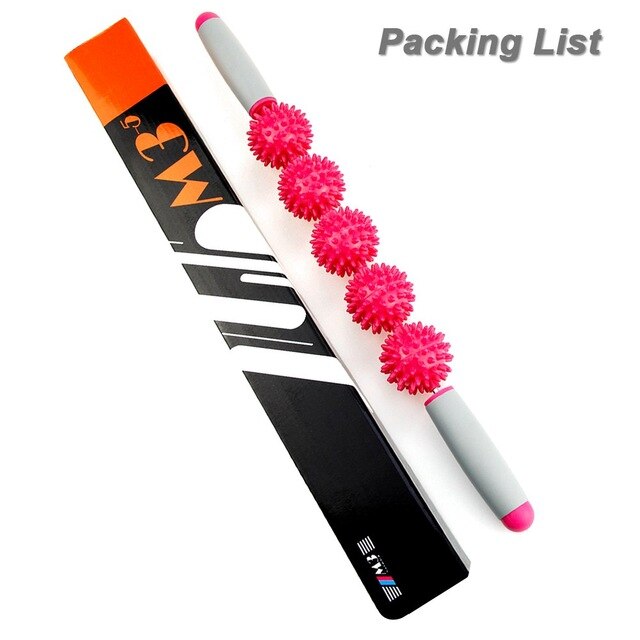 Muscle Roller Stick Massage Spiky Ball Back Pain Relief