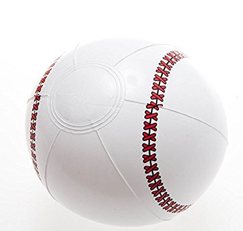 9 Inch Inflatable Baseball Lightweight Practice Toy Ball 1ct