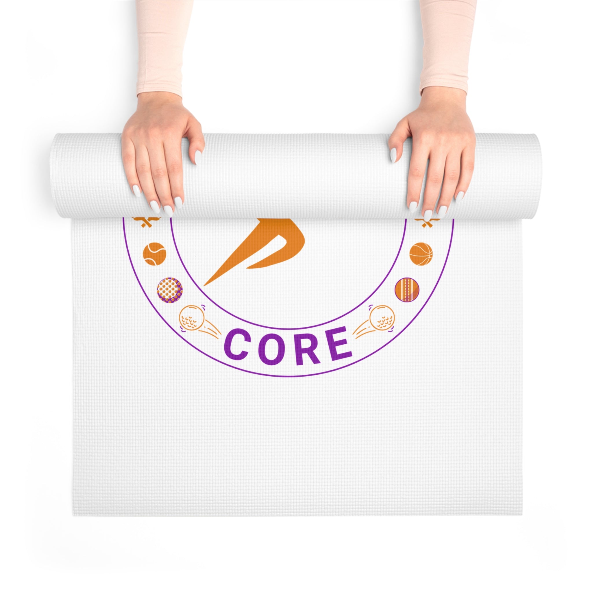 Core Sporting Supply Foam Yoga Mat — Non-Slip Exercise & Pilates Mat