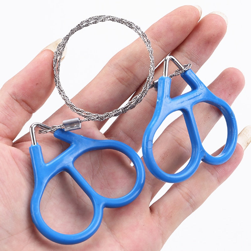 Hand Chain Saw Wire Survival Pocket Camping Emergency Cutting Tool