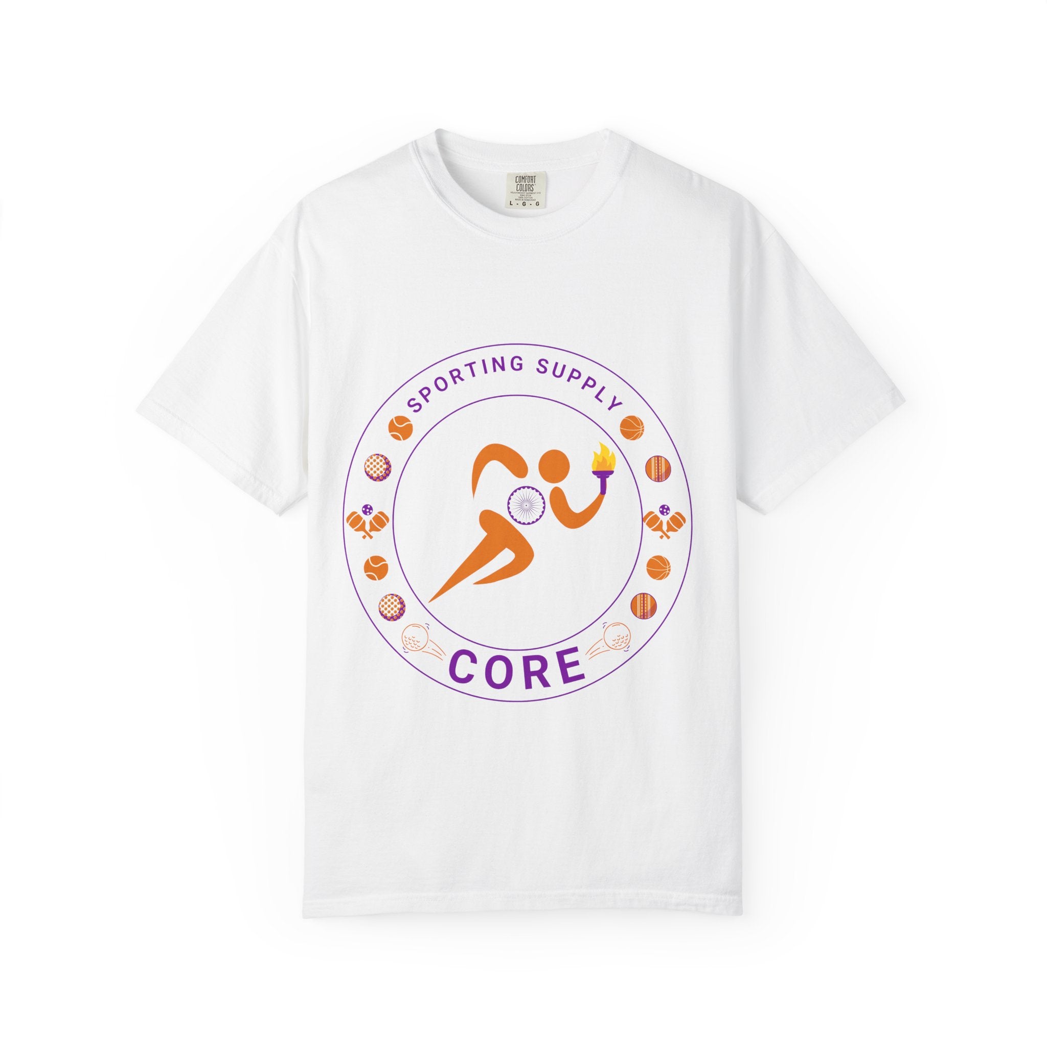 Core Sporting Supply T-Shirt — Retro Athletic Logo Tee