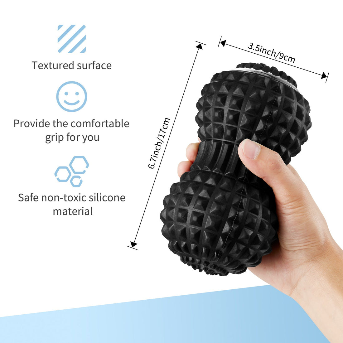 Electric Peanut Massage Ball Vibration Silicone Fascia Relaxation Therapy