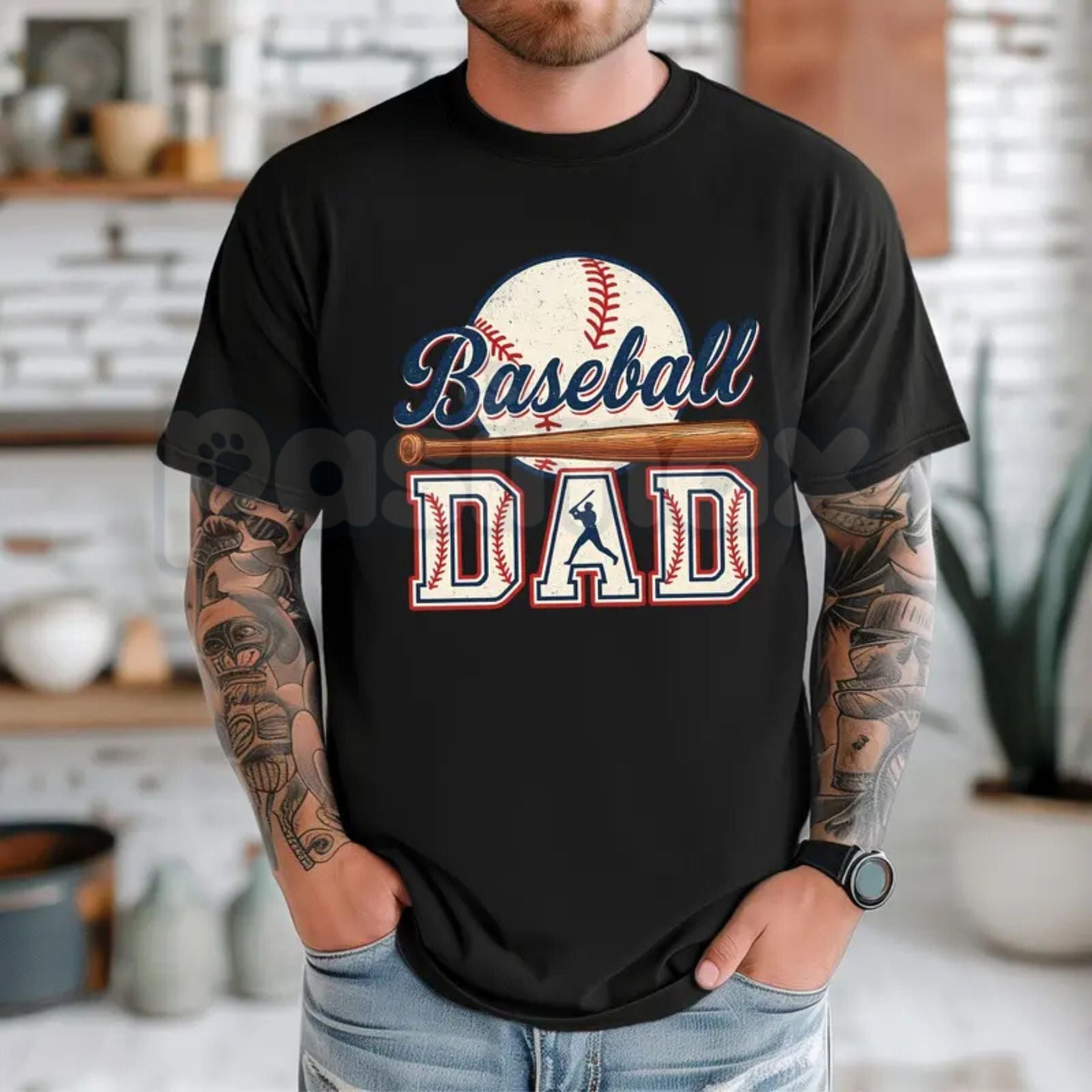 "Game Day Hero" Baseball Mom & Dad T-Shirt Premium 100% Cotton  Made In USA