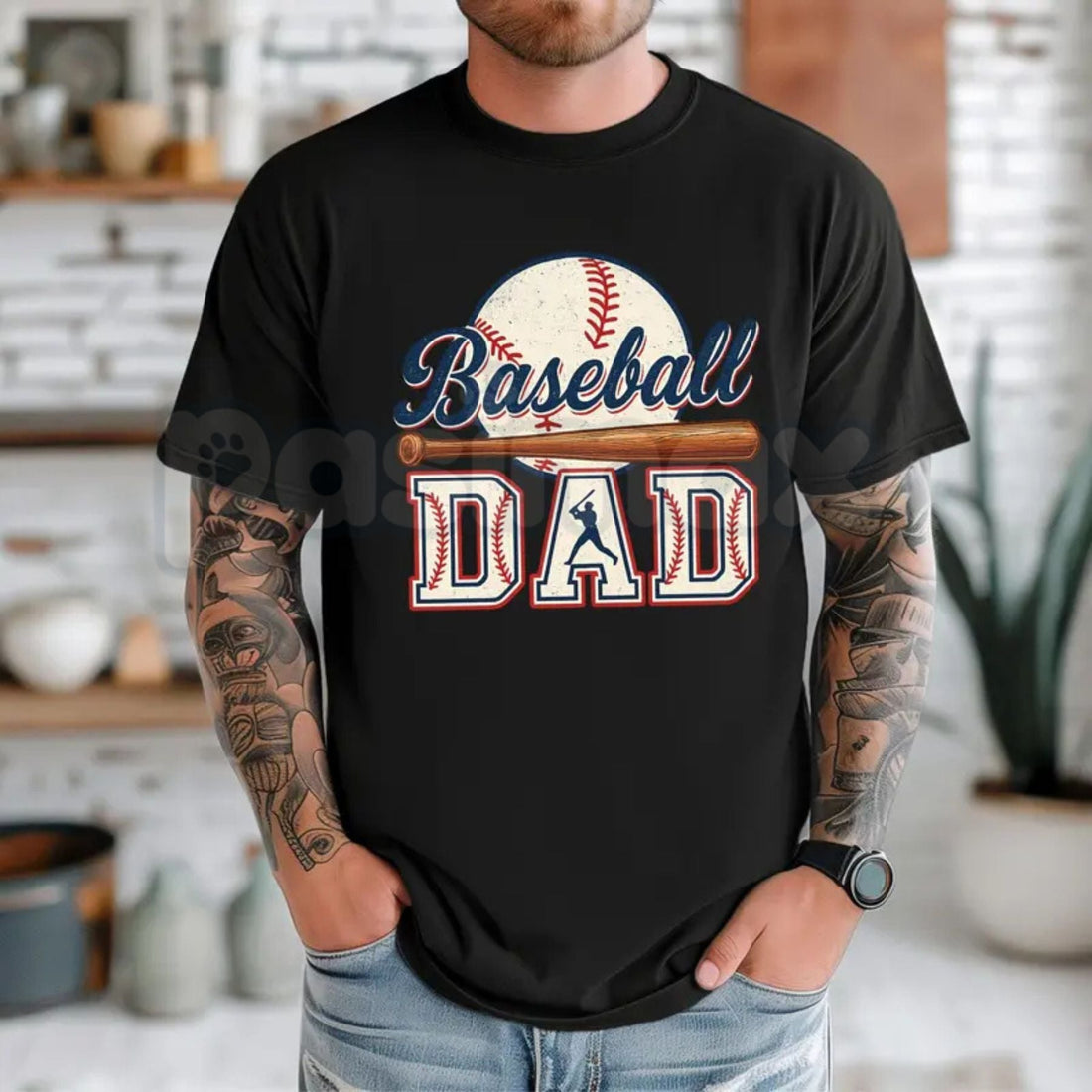 "Game Day Hero" Baseball Mom & Dad T-Shirt Premium 100% Cotton  Made In USA