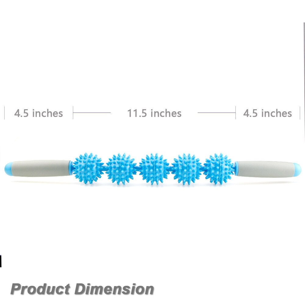 Muscle Roller Stick Massage Spiky Ball Back Pain Relief