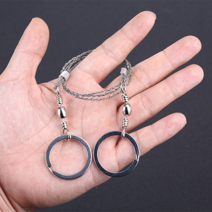 Hand Chain Saw Wire Survival Pocket Camping Emergency Cutting Tool