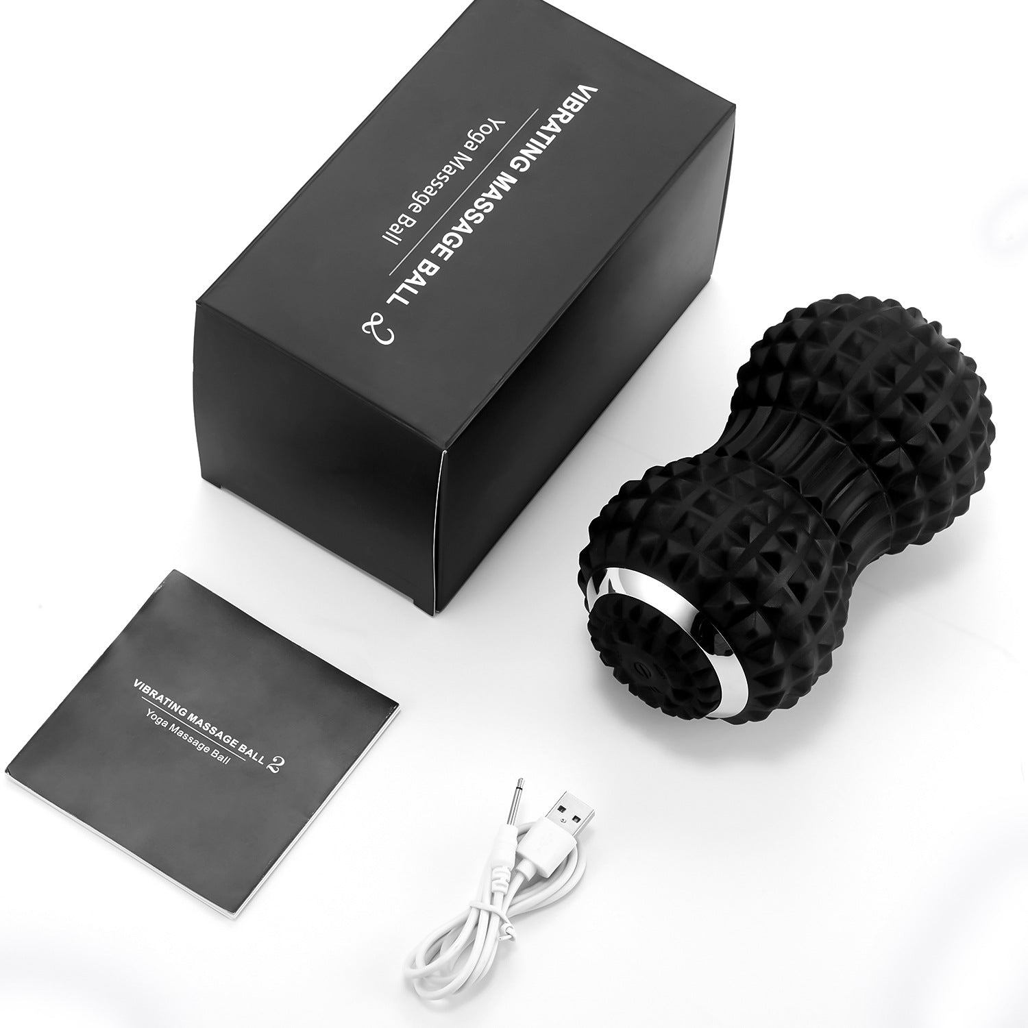 Electric Peanut Massage Ball Vibration Silicone Fascia Relaxation Therapy