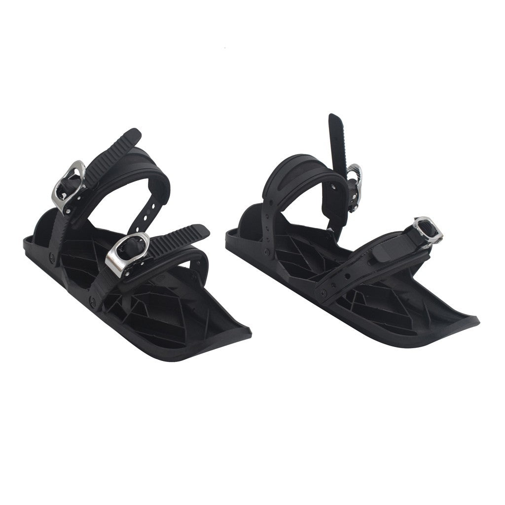Mini Portable Outdoor Ski Boots Double Board Adjustable Strap