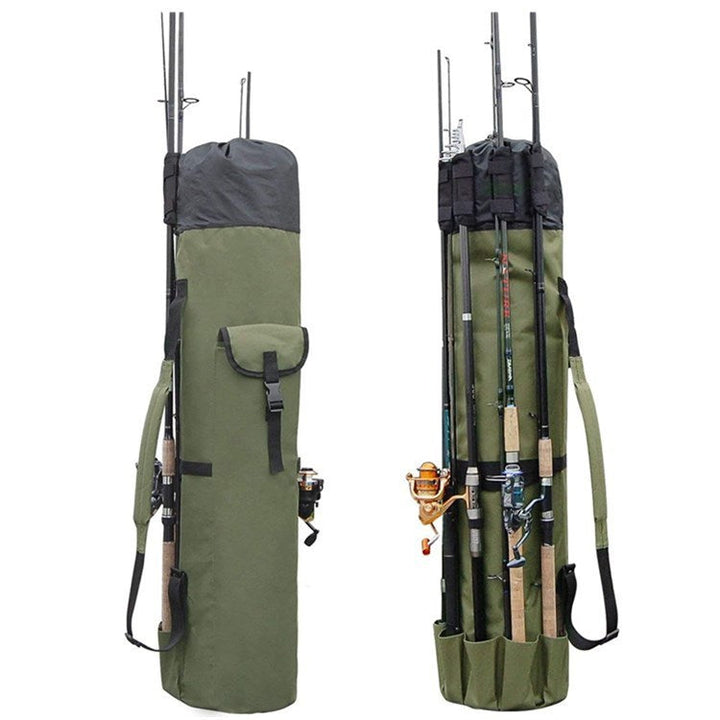 Cylinder Fishing Rod Bag Outdoor Multifunction Storage Carry Case