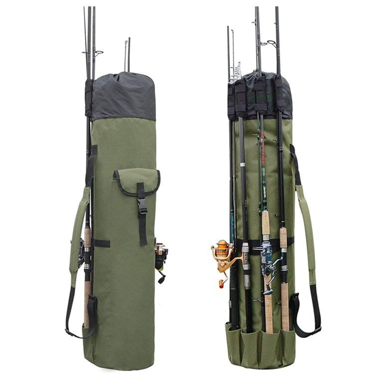 Cylinder Fishing Rod Bag Outdoor Multifunction Storage Carry Case