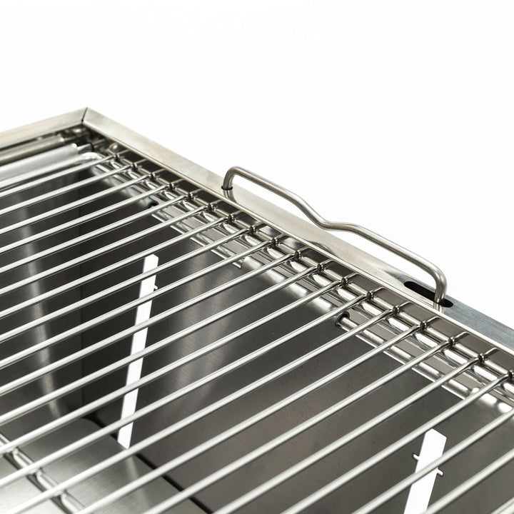 Folded Portable BBQ Outdoor Charcoal Barbecue Set