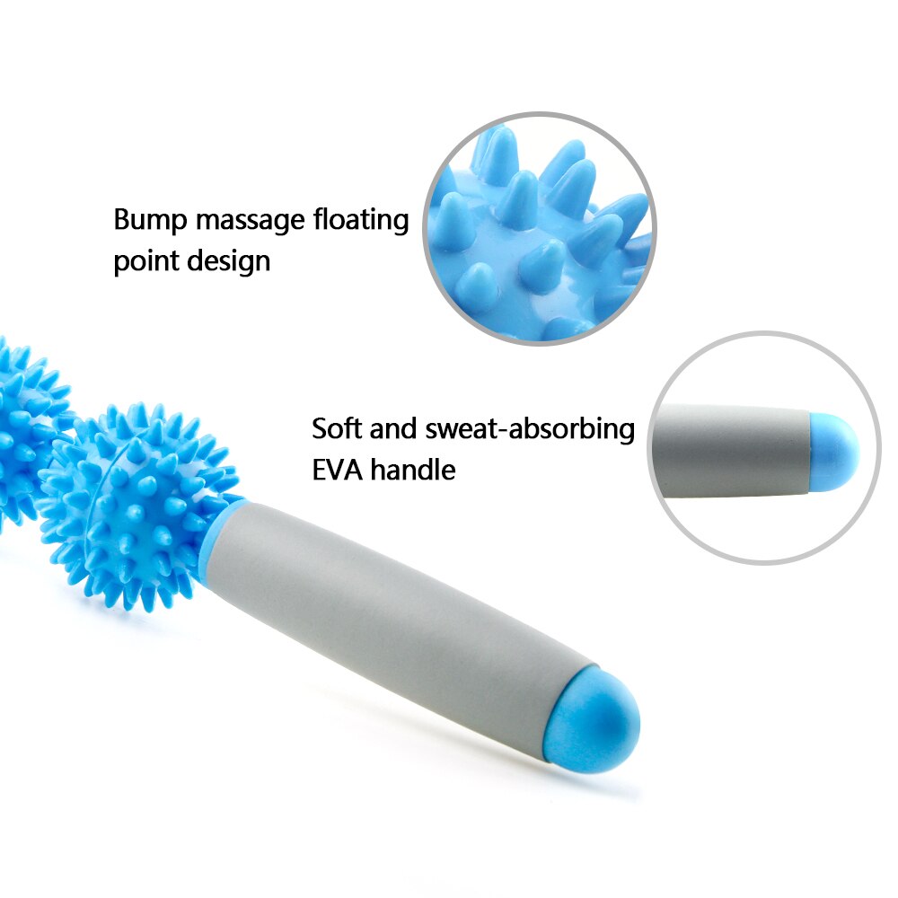 Muscle Roller Stick Massage Spiky Ball Back Pain Relief