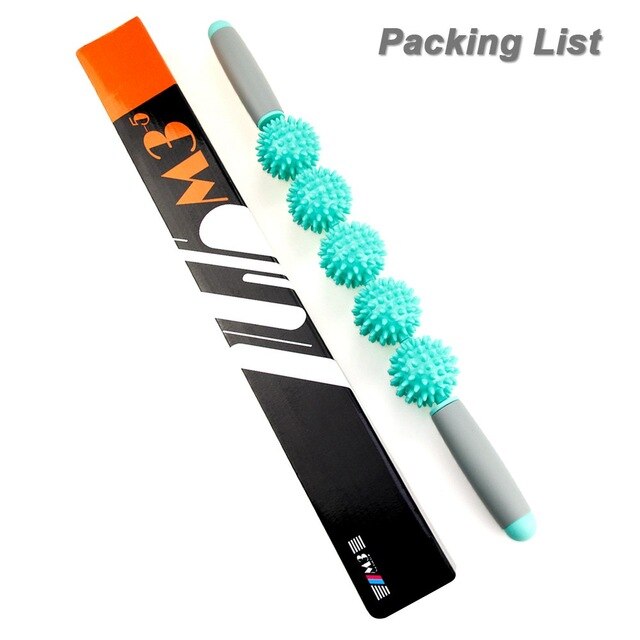 Muscle Roller Stick Massage Spiky Ball Back Pain Relief