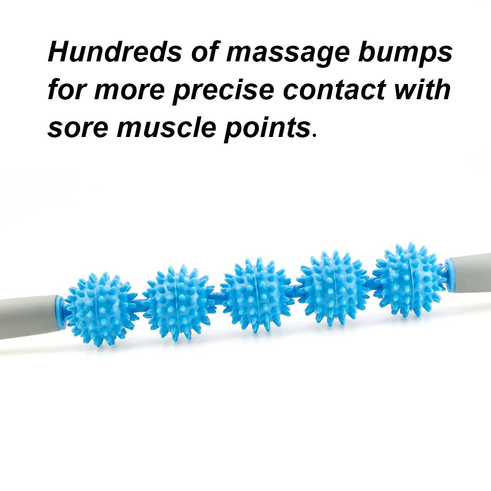 Muscle Roller Stick Massage Spiky Ball Back Pain Relief