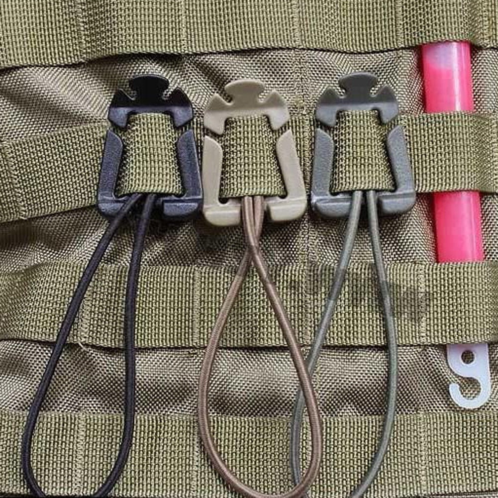 Molle Backpack Carabiner Clips Nylon Outdoor Camping EDC Gear