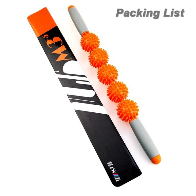 Muscle Roller Stick Massage Spiky Ball Back Pain Relief