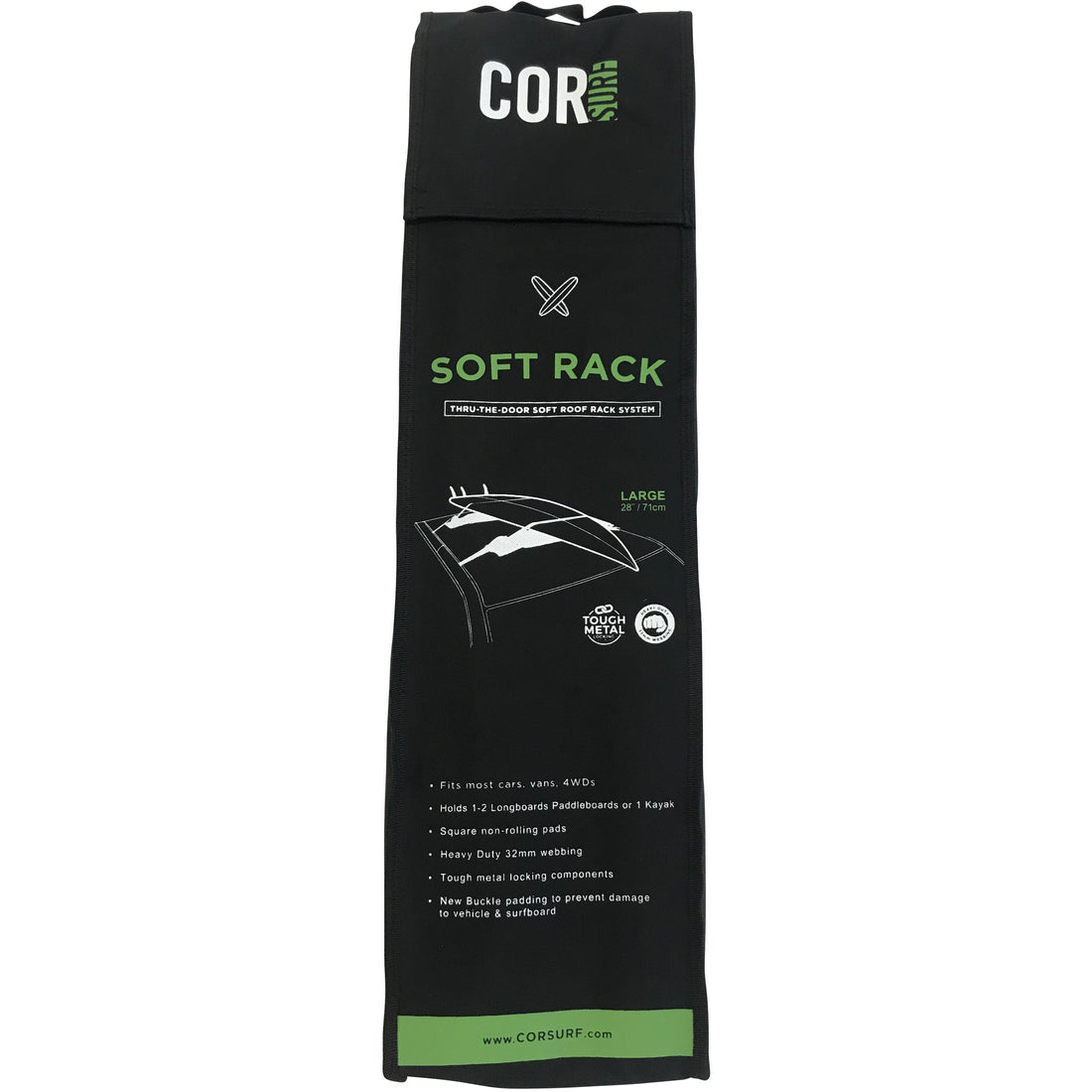 Soft Car Racks | Universal Fit Roof Rack for Surf, SUP Canoe or Kayak