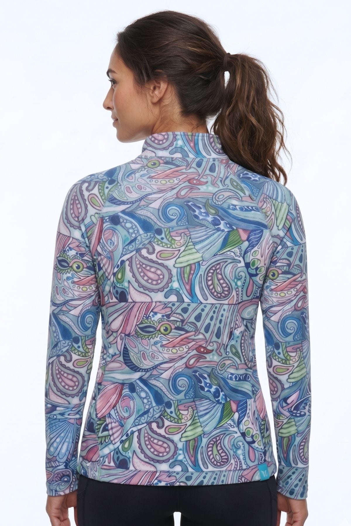 Radiant Redfish 1/4 Zip Sunshirt