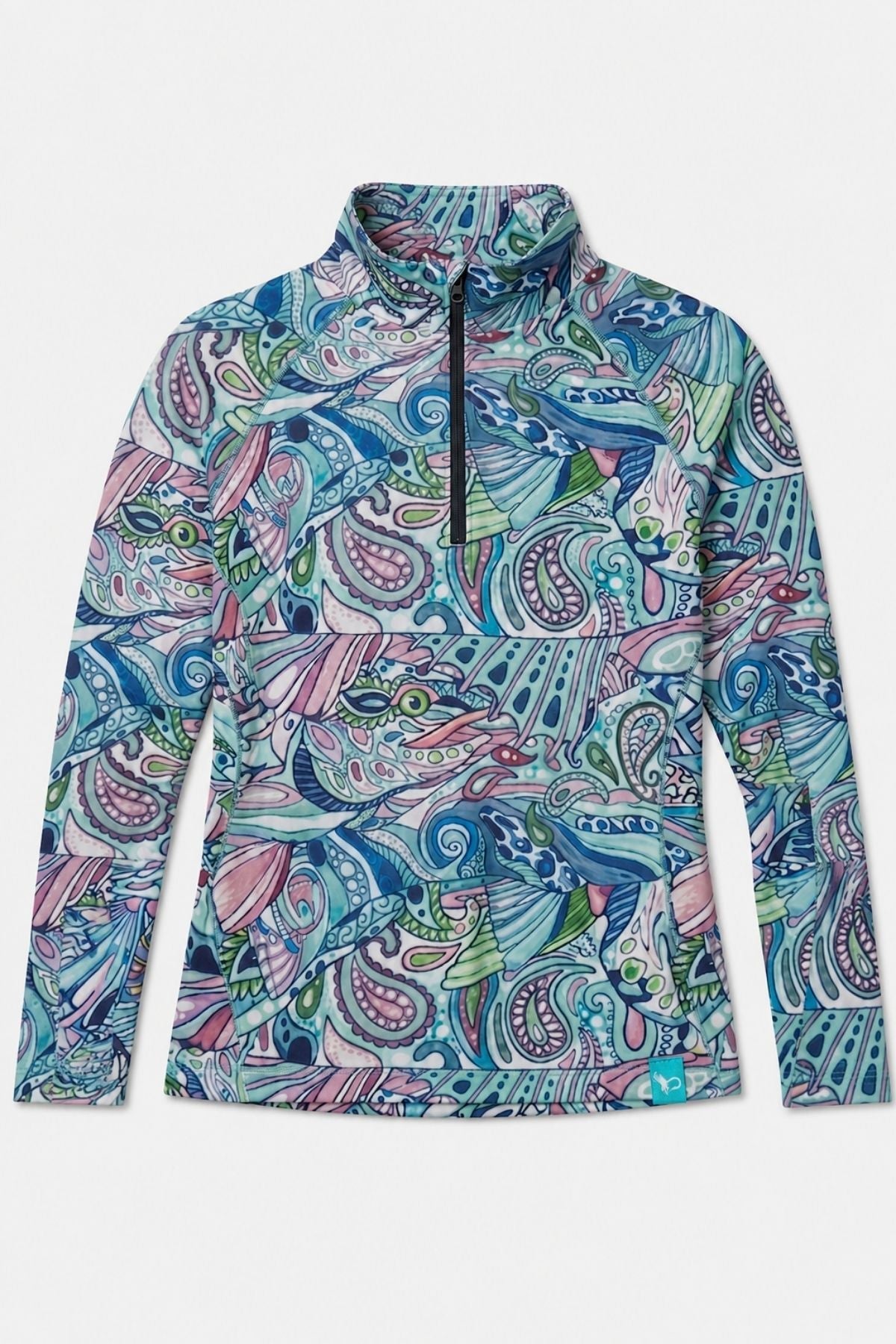 Radiant Redfish 1/4 Zip Sunshirt