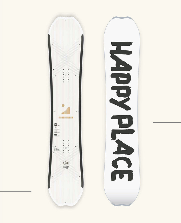 Slash by GiGi -  Happy Place Snowboard - Blank (TopArt)