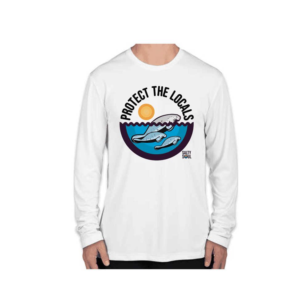 Protect the Locals - Manatee UV Long Sleeve Tee
