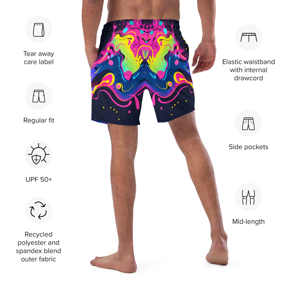 Galaxy Trip Swim Trunks