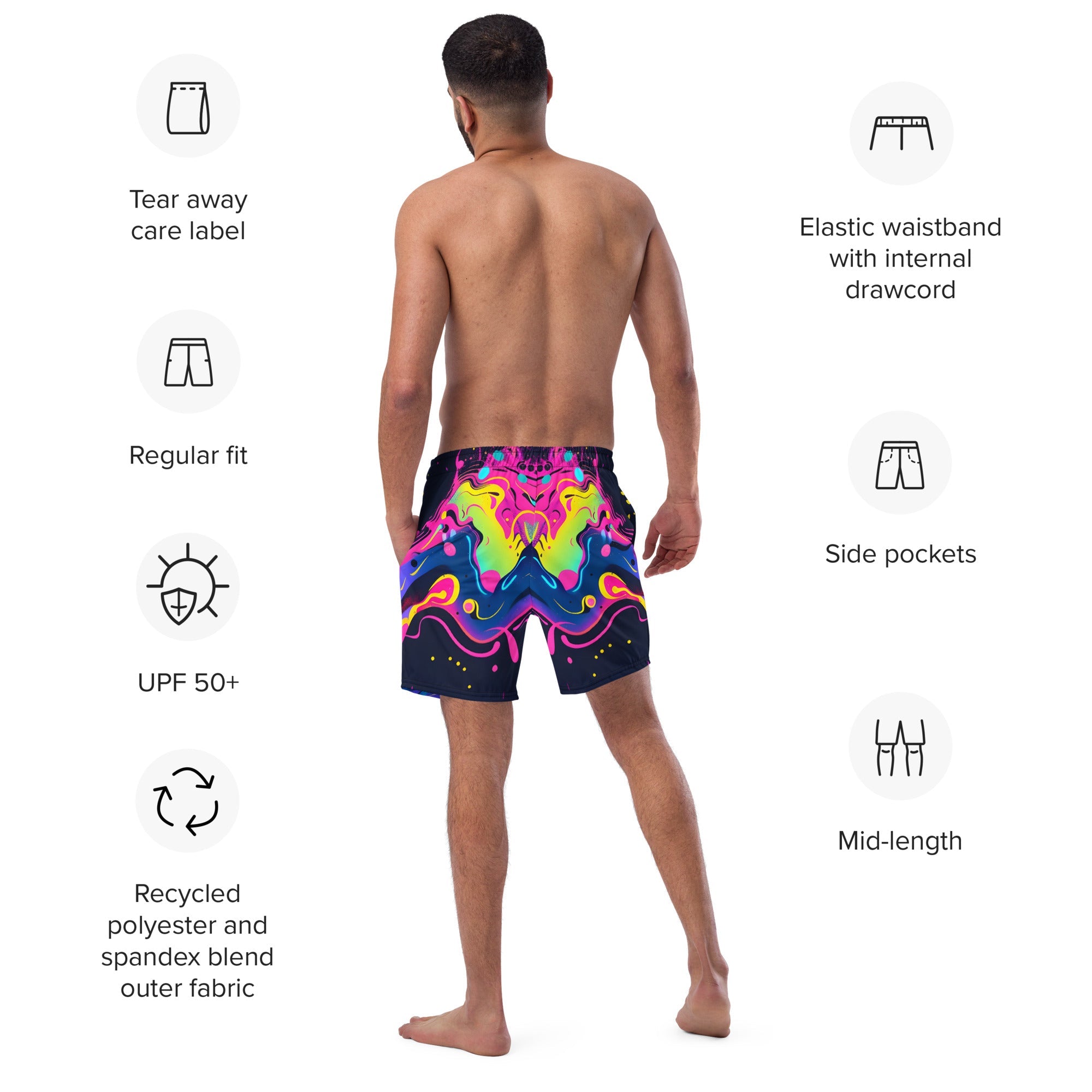 Galaxy Trip Swim Trunks