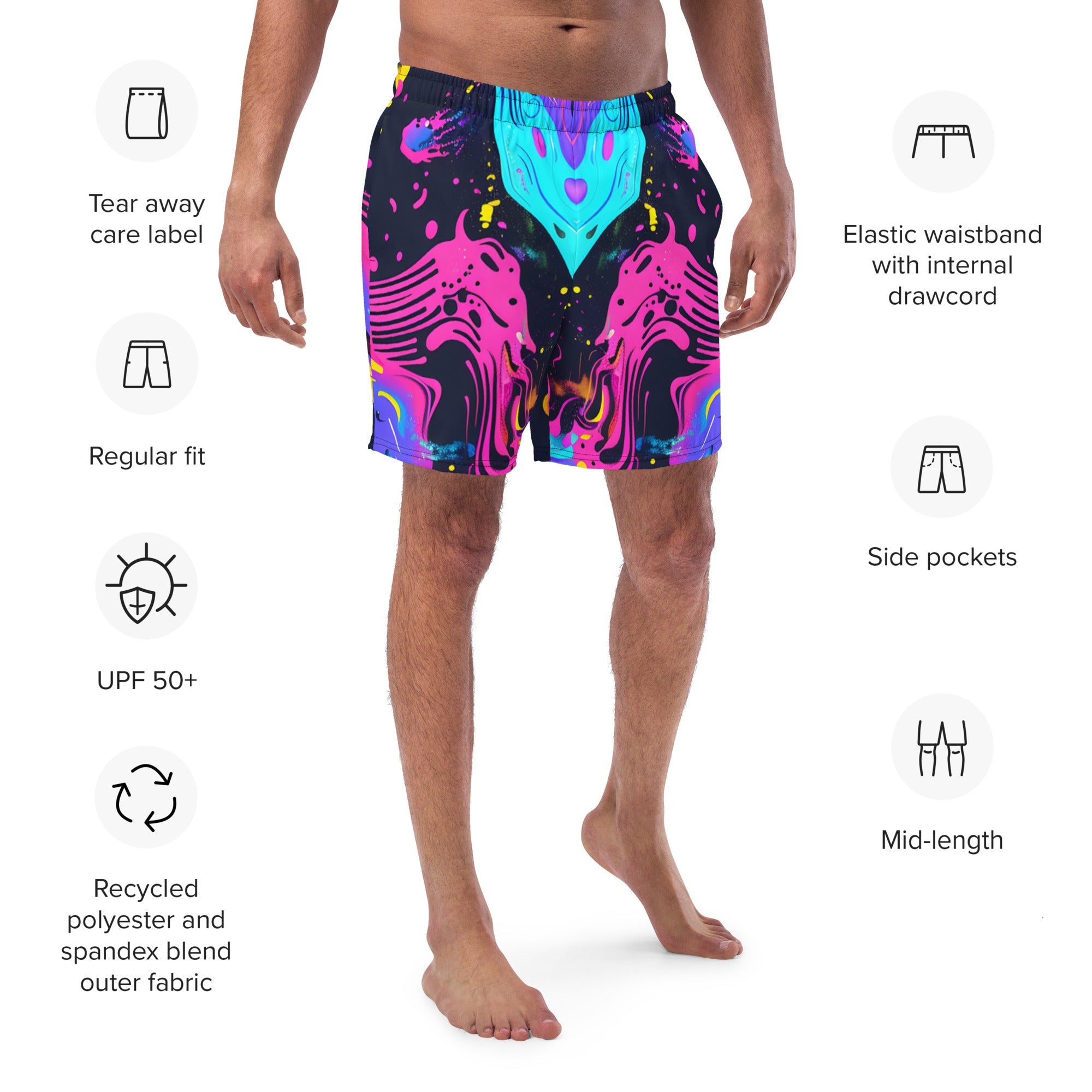 Galaxy Trip Swim Trunks