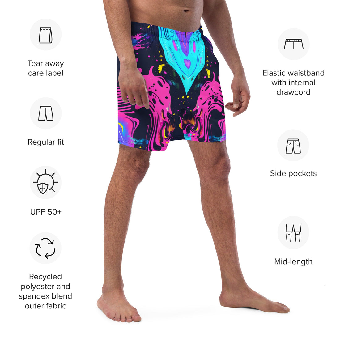 Galaxy Trip Swim Trunks
