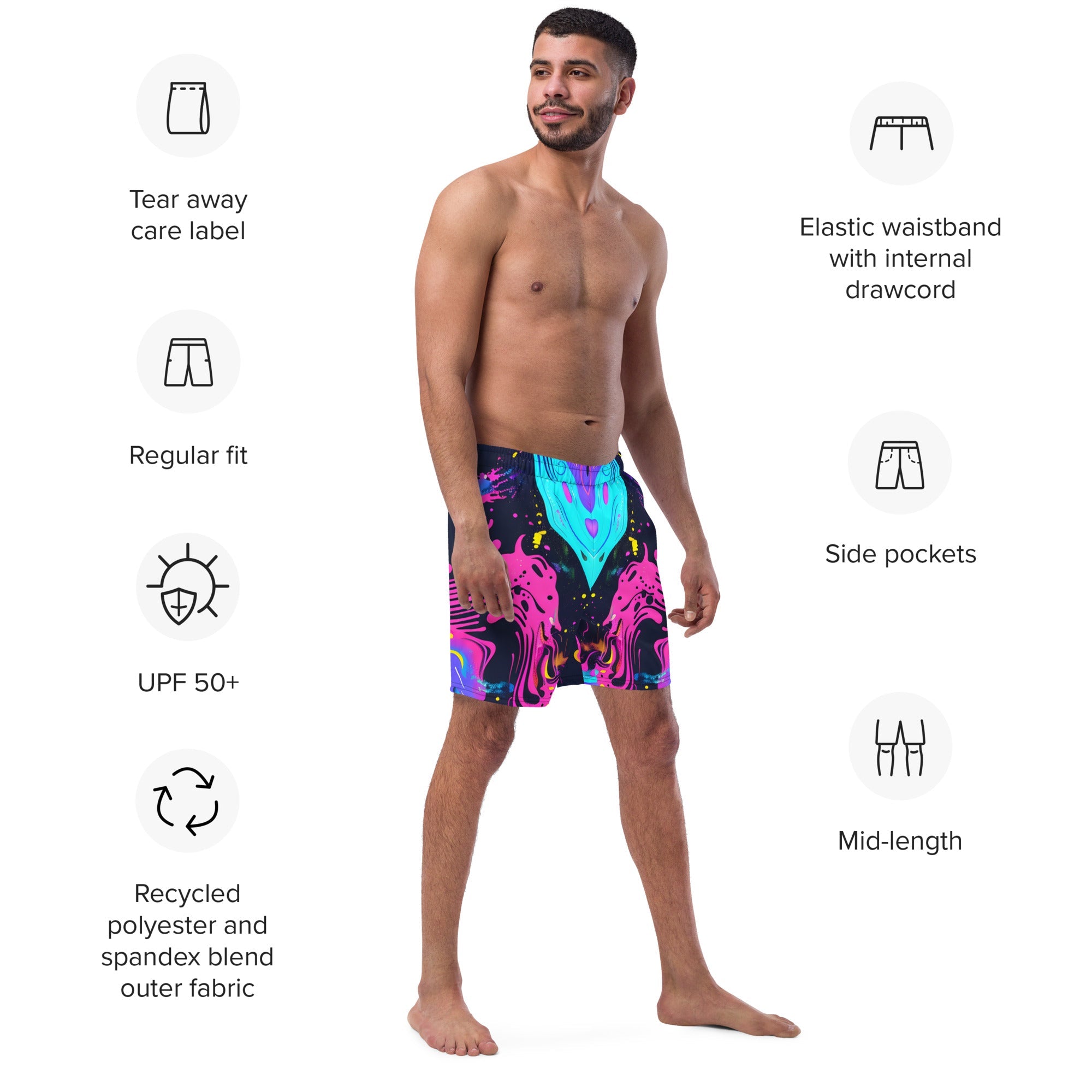 Galaxy Trip Swim Trunks