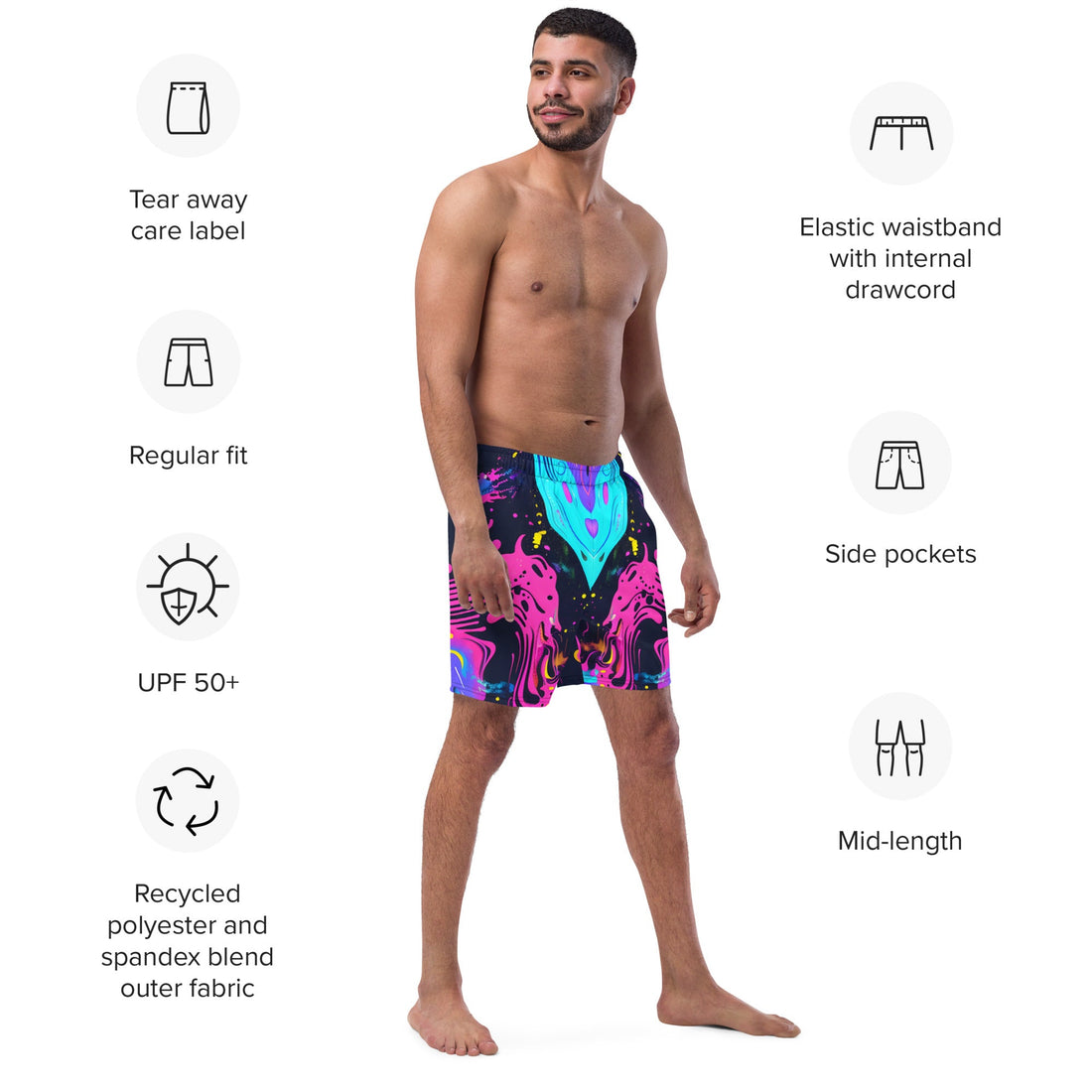 Galaxy Trip Swim Trunks