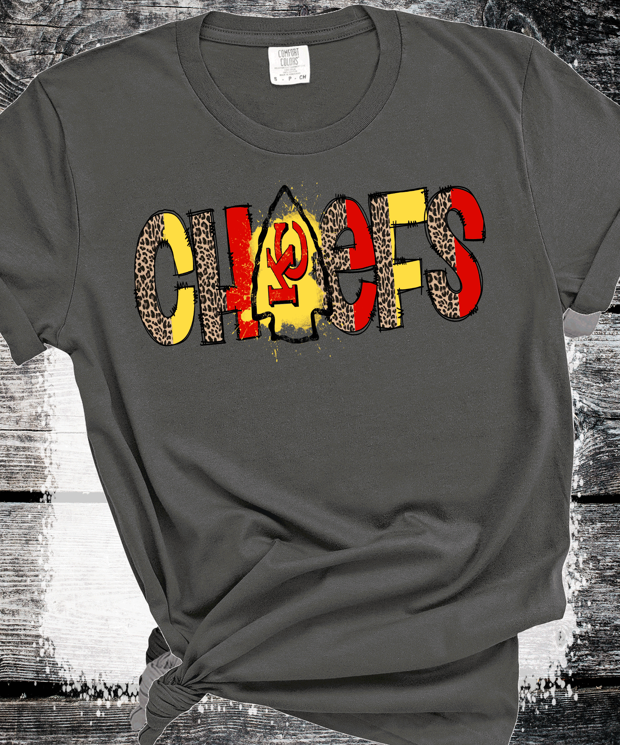 Chiefs Leopard print Football Sweatshirt, Chiefs T-shirt And Hoodie, Trending KC Fan Shirts, Chiefs Tees, Kansas City Hoodie, Game Day