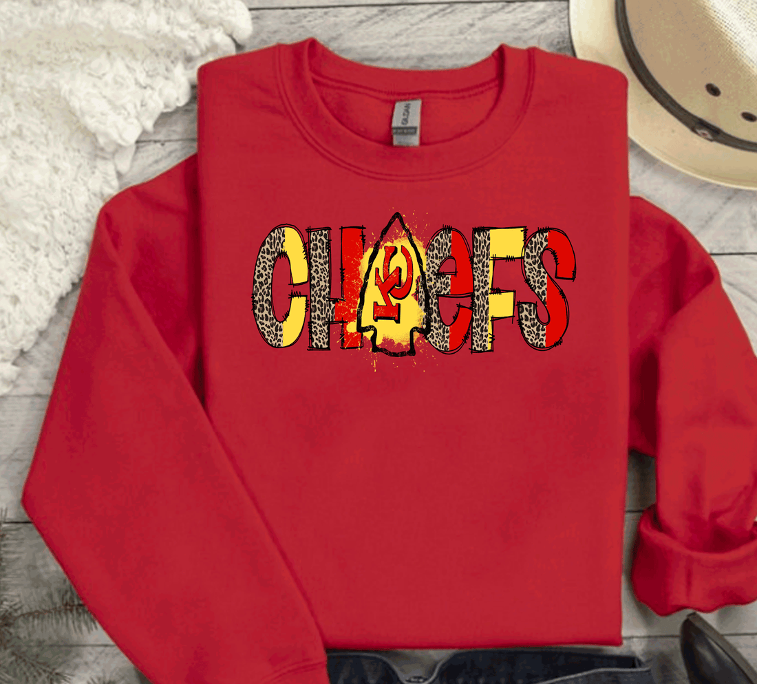 Chiefs Leopard print Football Sweatshirt, Chiefs T-shirt And Hoodie, Trending KC Fan Shirts, Chiefs Tees, Kansas City Hoodie, Game Day