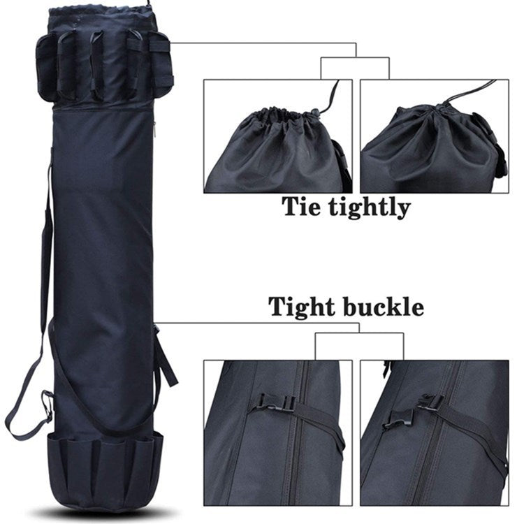 Cylinder Fishing Rod Bag Outdoor Multifunction Storage Carry Case
