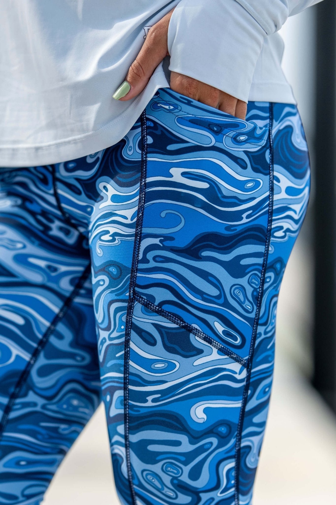 FisheWaters Pocket Capri Leggings