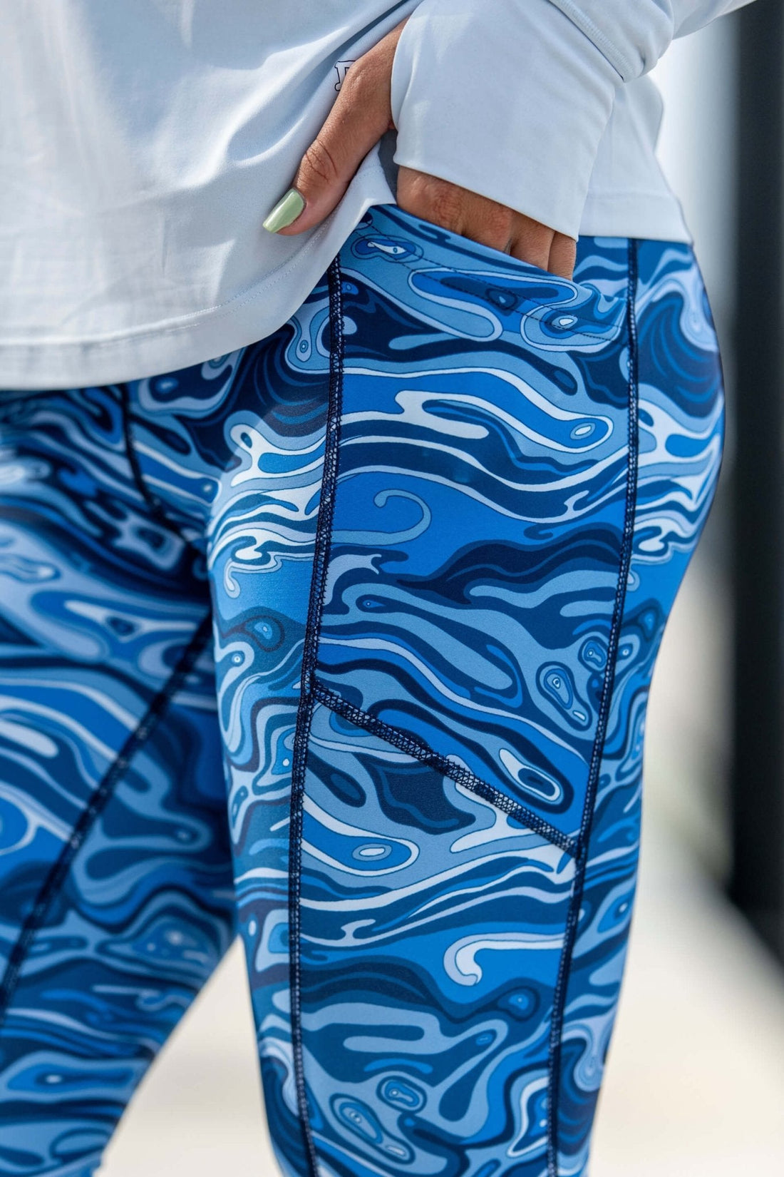 FisheWaters Pocket Capri Leggings
