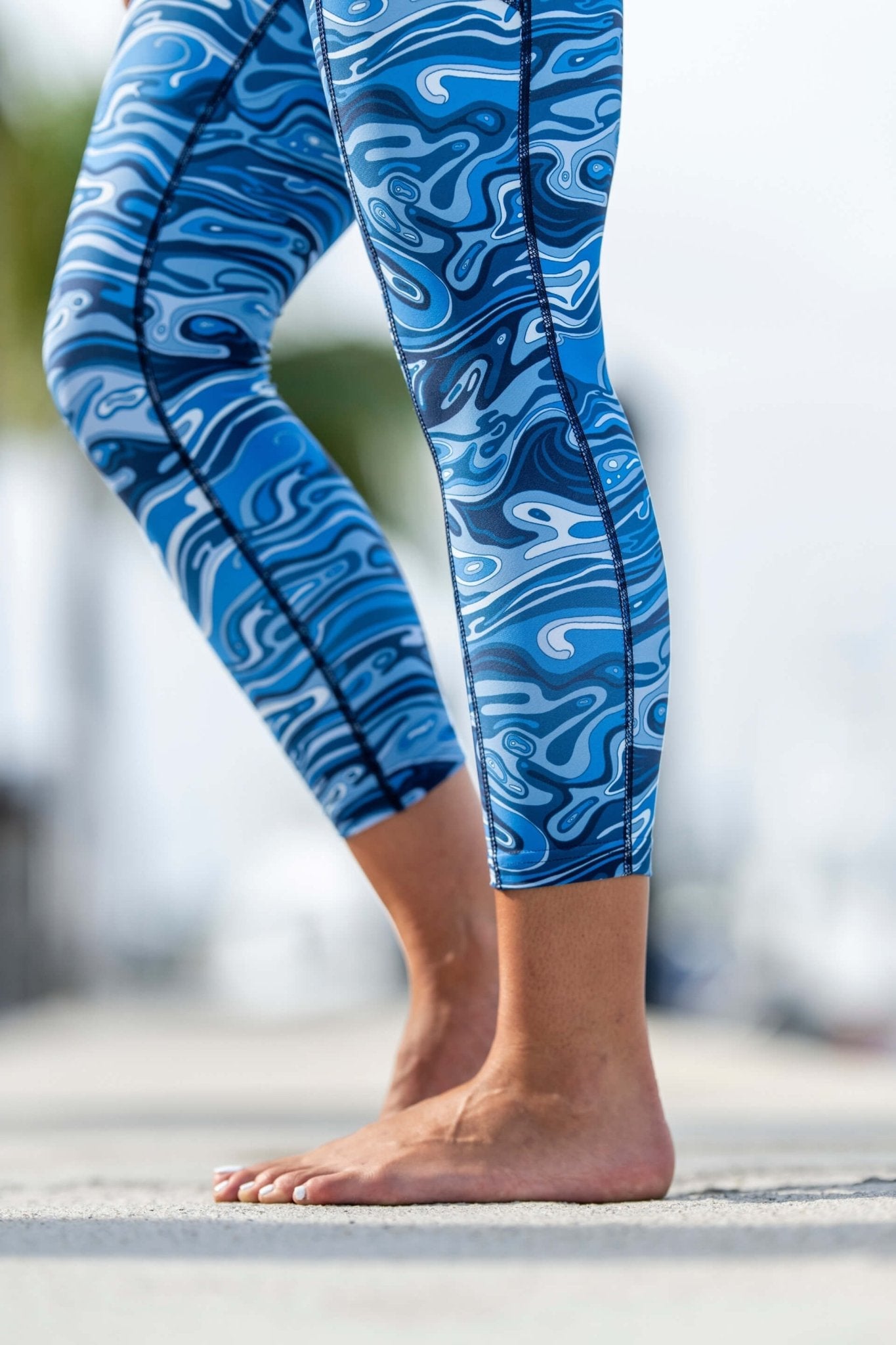 FisheWaters Pocket Capri Leggings