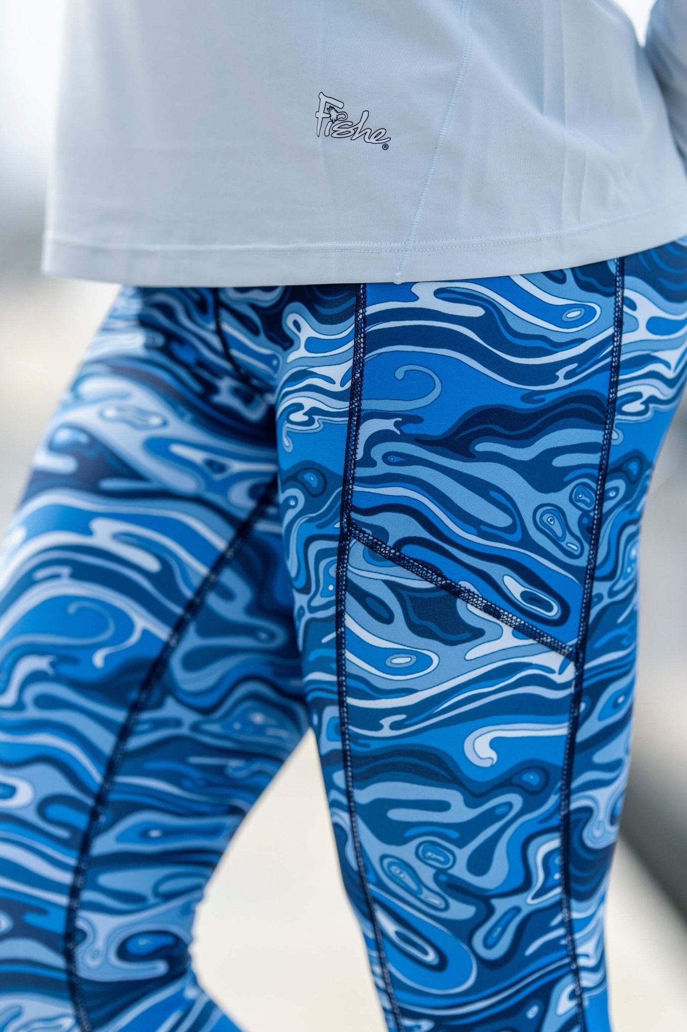 FisheWaters Pocket Capri Leggings