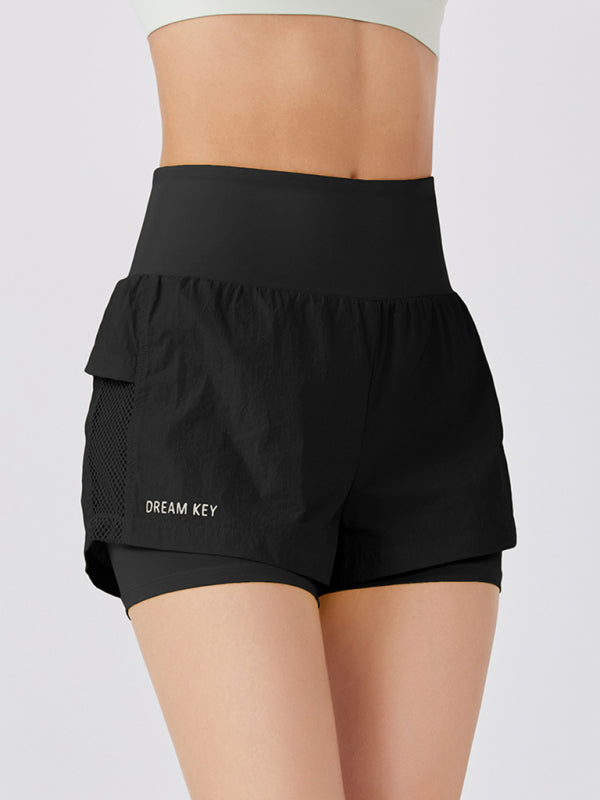 Women Quick Dry Athletic Culottes Loose Fit Breathable Shorts