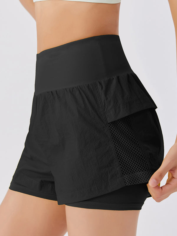 Women Quick Dry Athletic Culottes Loose Fit Breathable Shorts