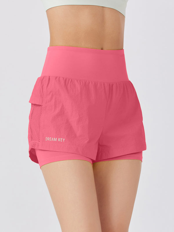 Women Quick Dry Athletic Culottes Loose Fit Breathable Shorts