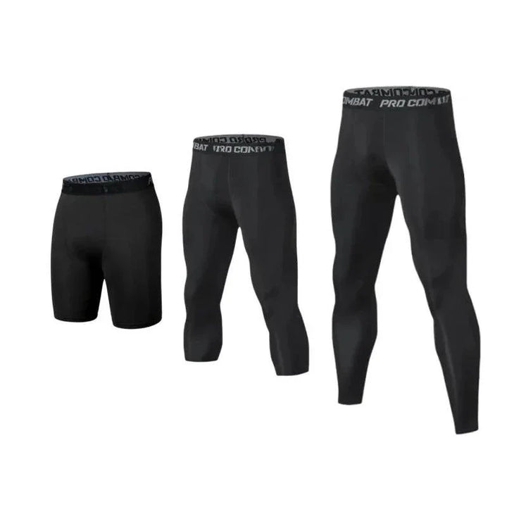 Mens Compression Pants Tights Cool Dry Running Athletic Leggings