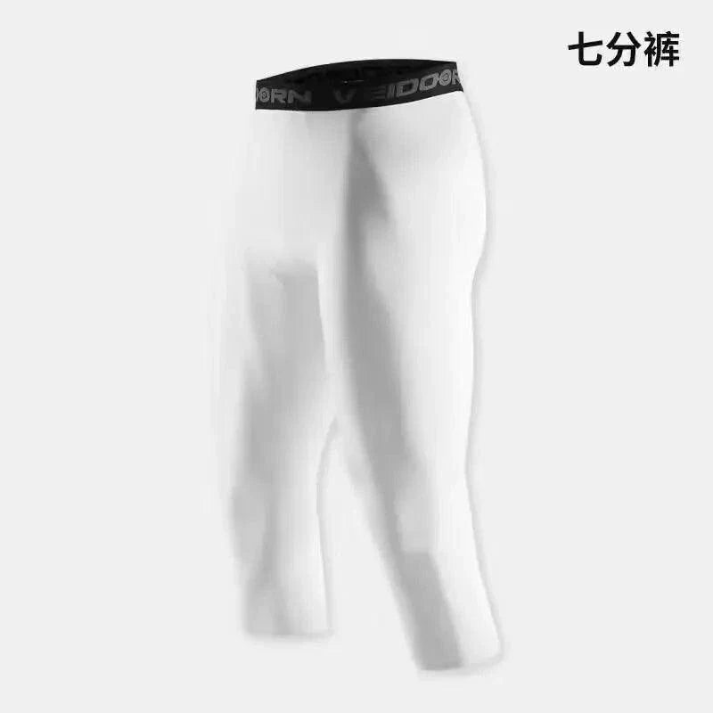 Mens Compression Pants Tights Cool Dry Running Athletic Leggings