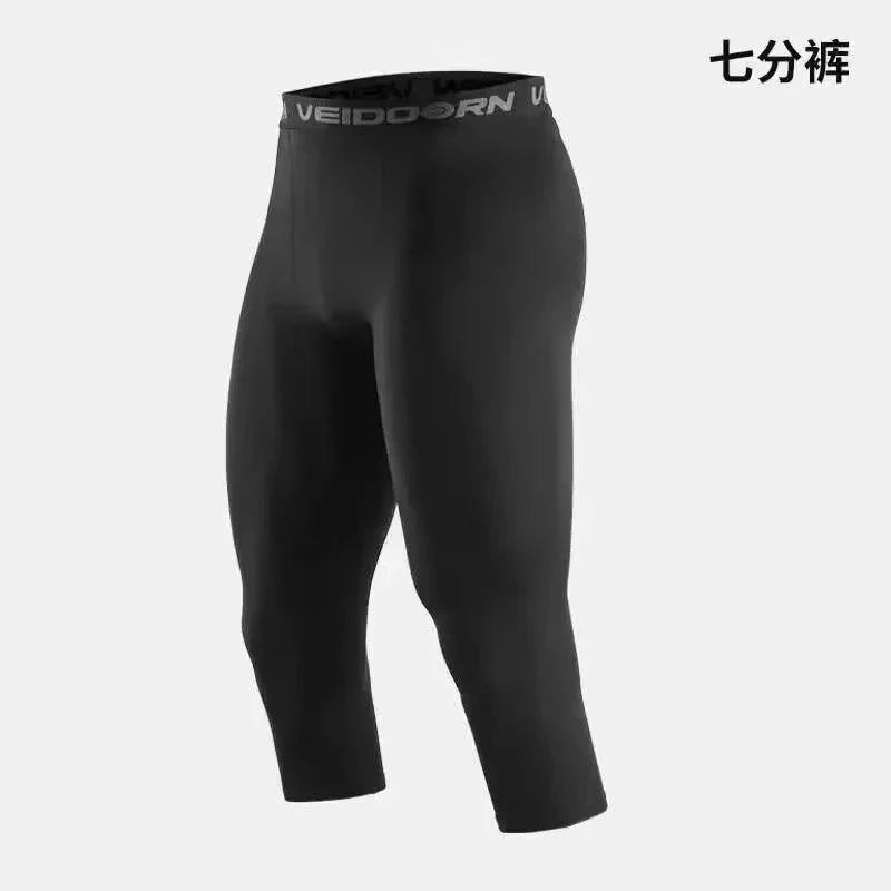 Mens Compression Pants Tights Cool Dry Running Athletic Leggings