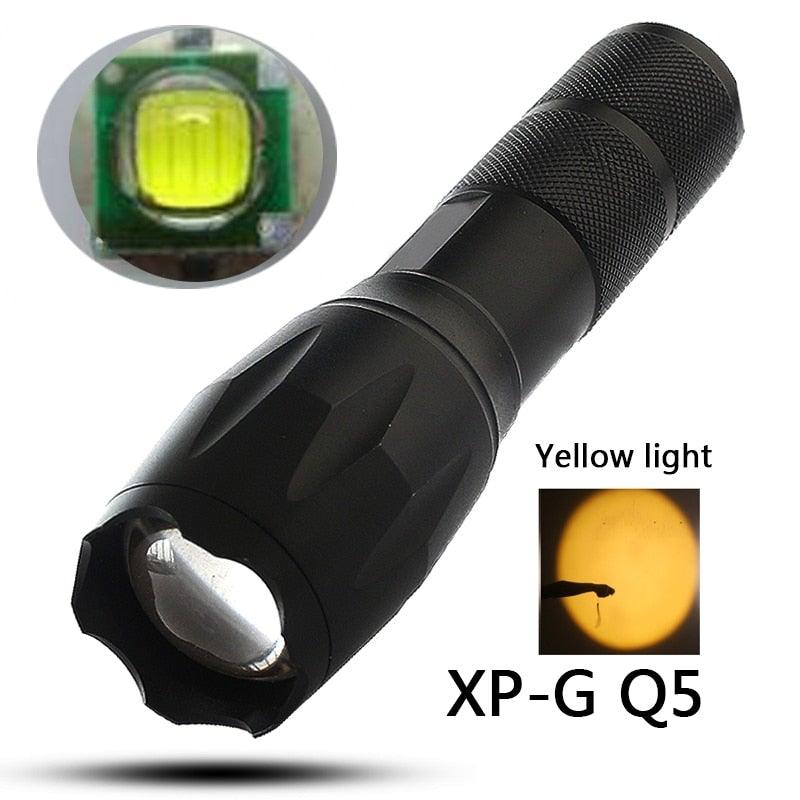 Z45 LED Flashlight Ultra Bright Waterproof Mini Zoomable Torch
