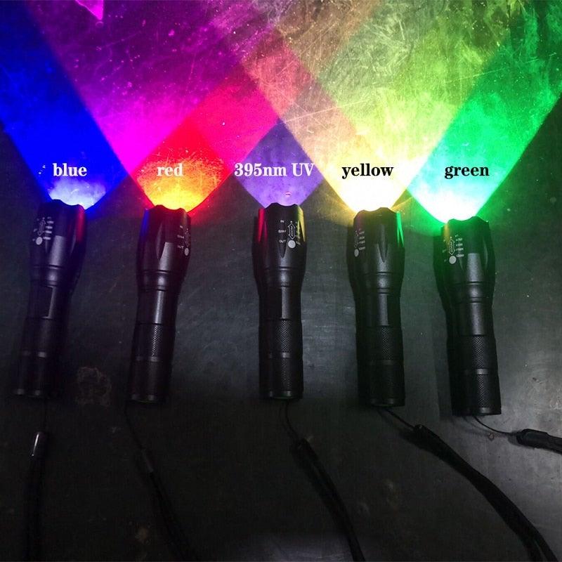 Z45 LED Flashlight Ultra Bright Waterproof Mini Zoomable Torch