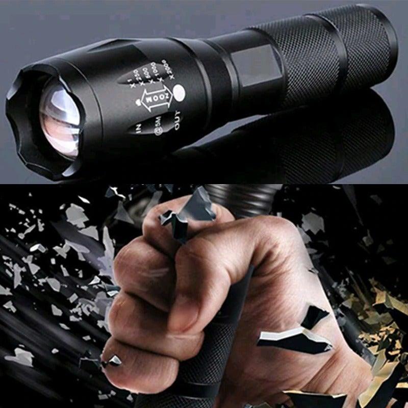 Z45 LED Flashlight Ultra Bright Waterproof Mini Zoomable Torch