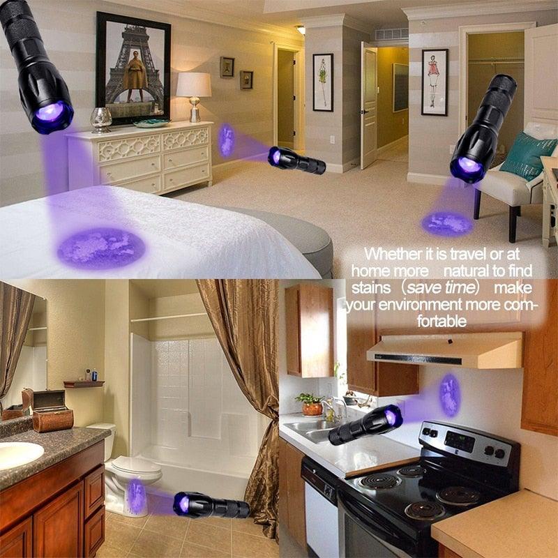 Z45 LED Flashlight Ultra Bright Waterproof Mini Zoomable Torch