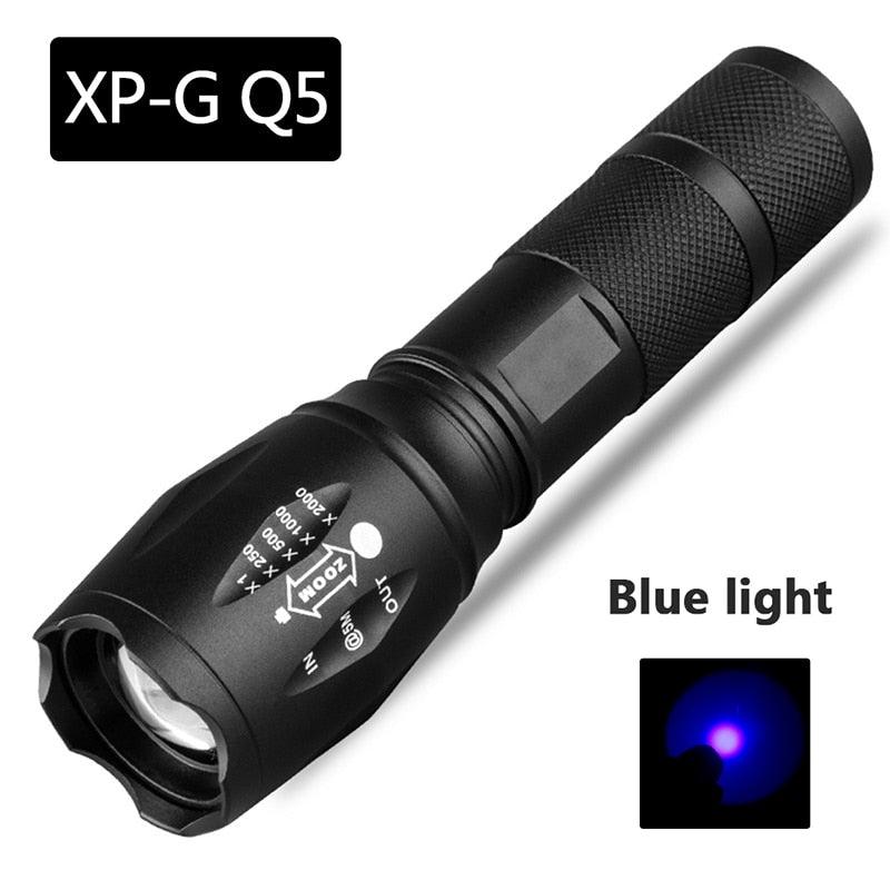 Z45 LED Flashlight Ultra Bright Waterproof Mini Zoomable Torch